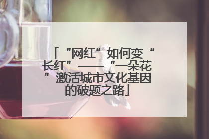 “网红”如何变“长红”——“一朵花”激活城市文化基因的破题之路