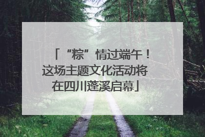 “粽”情过端午！这场主题文化活动将在四川蓬溪启幕