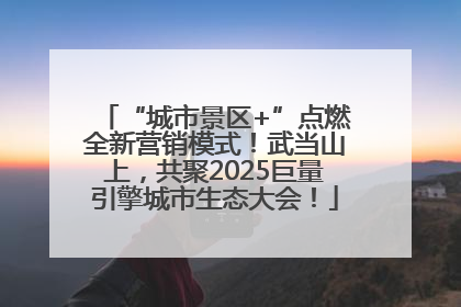 “城市景区+”点燃全新营销模式！武当山上，共聚2025巨量引擎城市生态大会！