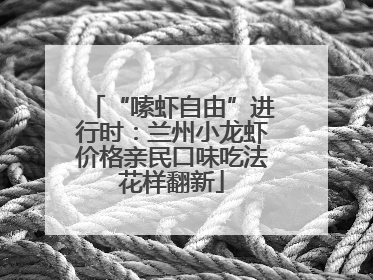“嗦虾自由”进行时：兰州小龙虾价格亲民口味吃法花样翻新