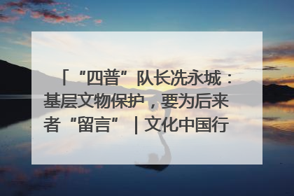 “四普”队长冼永城：基层文物保护，要为后来者“留言”｜文化中国行·我在广东找文物