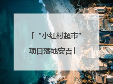 “小红村超市”项目落地安吉