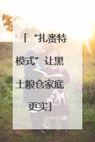 “扎赉特模式”让黑土粮仓家底更实