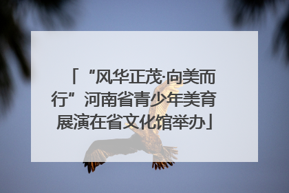 “风华正茂·向美而行”河南省青少年美育展演在省文化馆举办