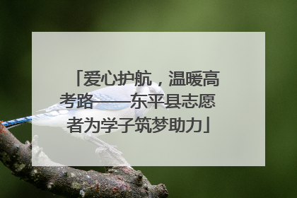 爱心护航，温暖高考路——东平县志愿者为学子筑梦助力