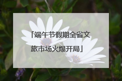 端午节假期全省文旅市场火爆开局