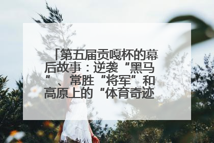 第五届贡嘎杯的幕后故事：逆袭“黑马”、常胜“将军”和高原上的“体育奇迹”丨微纪录