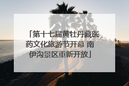 第十七届黄牡丹藏医药文化旅游节开幕 南伊沟景区重新开放