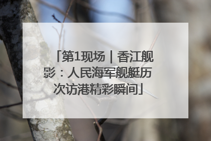 第1现场｜香江舰影：人民海军舰艇历次访港精彩瞬间