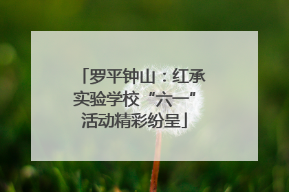 罗平钟山：红承实验学校“六一”活动精彩纷呈