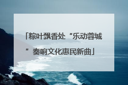 粽叶飘香处“乐动蓉城”奏响文化惠民新曲