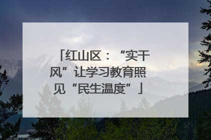 红山区：“实干风”让学习教育照见“民生温度”