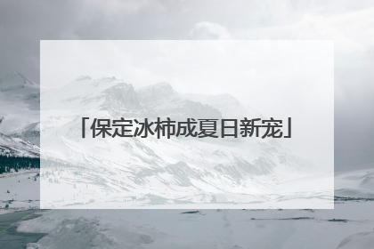 保定冰柿成夏日新宠