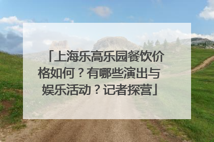 上海乐高乐园餐饮价格如何？有哪些演出与娱乐活动？记者探营