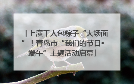 上演千人包粽子“大场面”！青岛市“我们的节日•端午”主题活动启幕