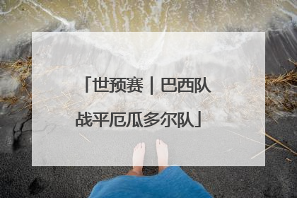 世预赛｜巴西队战平厄瓜多尔队