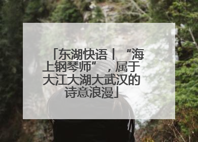 东湖快语丨“海上钢琴师”，属于大江大湖大武汉的诗意浪漫