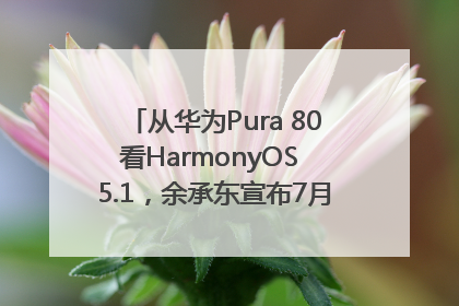 从华为Pura 80看HarmonyOS 5.1，余承东宣布7月迎来首批机型升级