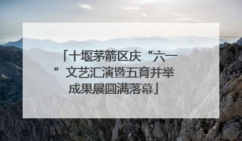 十堰茅箭区庆“六一”文艺汇演暨五育并举成果展圆满落幕