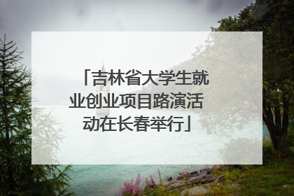 吉林省大学生就业创业项目路演活动在长春举行