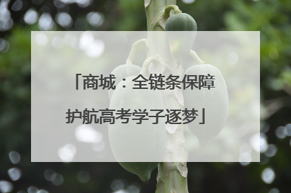 商城：全链条保障护航高考学子逐梦