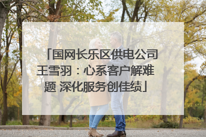 国网长乐区供电公司王雪羽：心系客户解难题 深化服务创佳绩