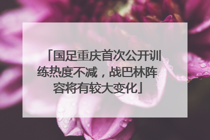 国足重庆首次公开训练热度不减，战巴林阵容将有较大变化