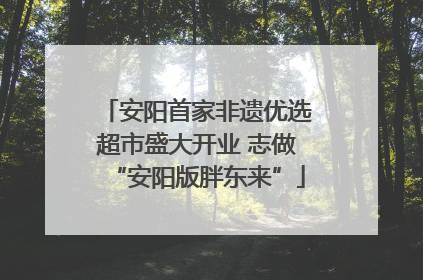 安阳首家非遗优选超市盛大开业 志做“安阳版胖东来”