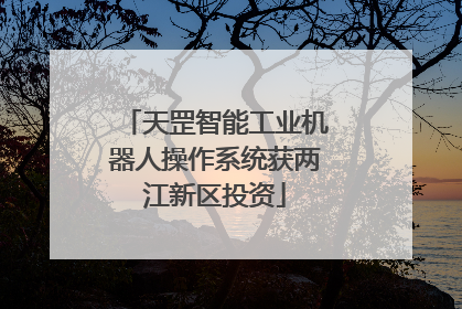 天罡智能工业机器人操作系统获两江新区投资