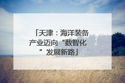 天津：海洋装备产业迈向“数智化”发展新路