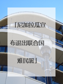 尼加拉瓜宣布退出联合国难民署