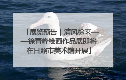 展览预告｜清风徐来——徐青峰绘画作品展即将在日照市美术馆开展