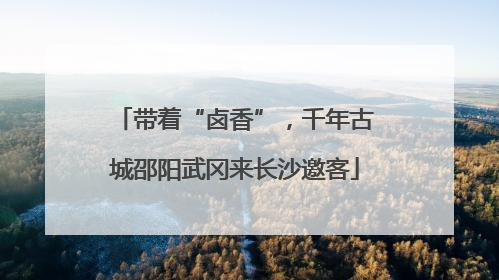 带着“卤香”，千年古城邵阳武冈来长沙邀客