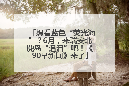 想看蓝色“荧光海”？6月，来瑞安北麂岛“追泪”吧！《90早新闻》来了