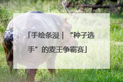 手绘条漫｜“种子选手”的麦王争霸赛