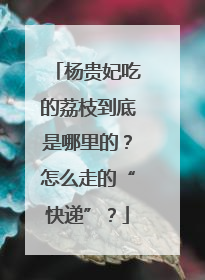 杨贵妃吃的荔枝到底是哪里的？怎么走的“快递”？