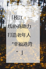 枝江：一线协商助力打造老年人“幸福港湾”