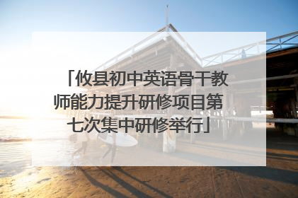 攸县初中英语骨干教师能力提升研修项目第七次集中研修举行