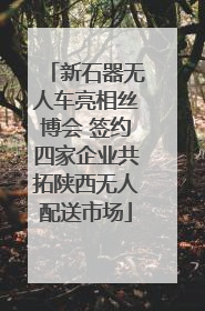 新石器无人车亮相丝博会 签约四家企业共拓陕西无人配送市场