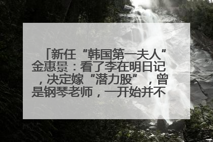 新任“韩国第一夫人”金惠景：看了李在明日记，决定嫁“潜力股”，曾是钢琴老师，一开始并不支持丈夫从政
