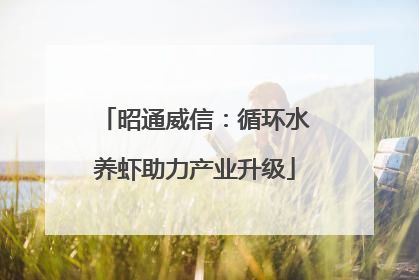 昭通威信：循环水养虾助力产业升级