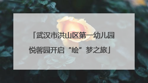 武汉市洪山区第一幼儿园悦馨园开启“绘”梦之旅