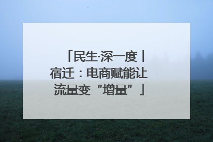 民生·深一度丨宿迁：电商赋能让流量变“增量”