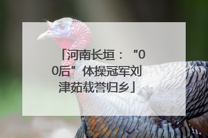 河南长垣：“00后”体操冠军刘津茹载誉归乡
