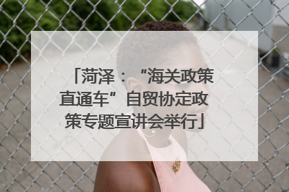 菏泽：“海关政策直通车”自贸协定政策专题宣讲会举行