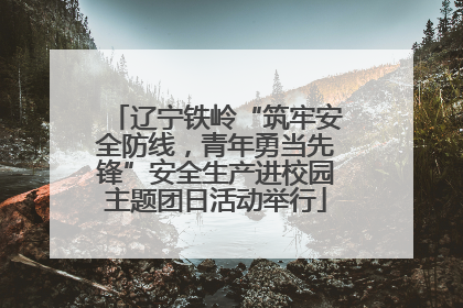 辽宁铁岭“筑牢安全防线，青年勇当先锋”安全生产进校园主题团日活动举行