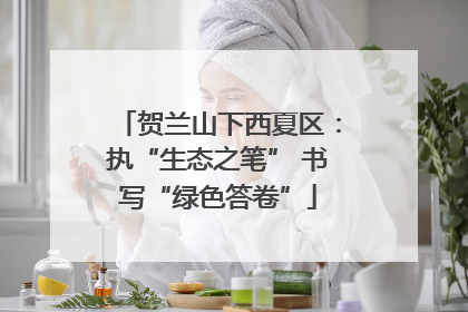 贺兰山下西夏区：执“生态之笔” 书写“绿色答卷”