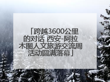 跨越3600公里的对话 西安-阿拉木图人文旅游交流周活动圆满落幕