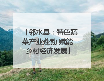 邻水县：特色蔬菜产业蓬勃 赋能乡村经济发展