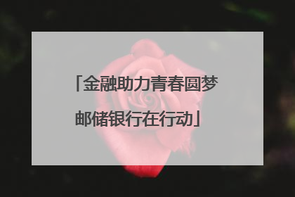 金融助力青春圆梦邮储银行在行动